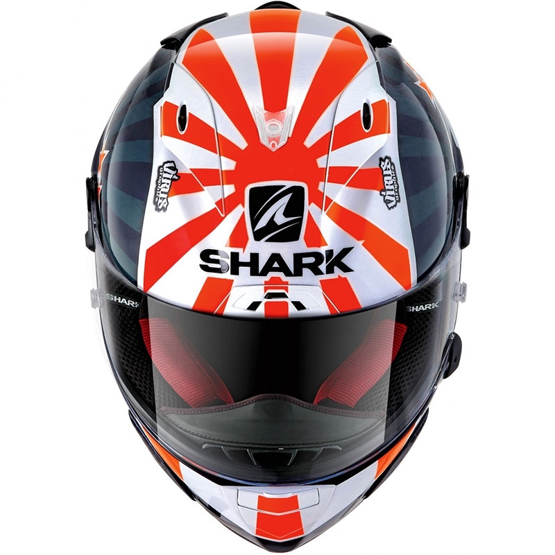 Integralhelm SHARK RACE-R PRO Zarco Replica 2019 blau-weiß-orange Ausverkauf