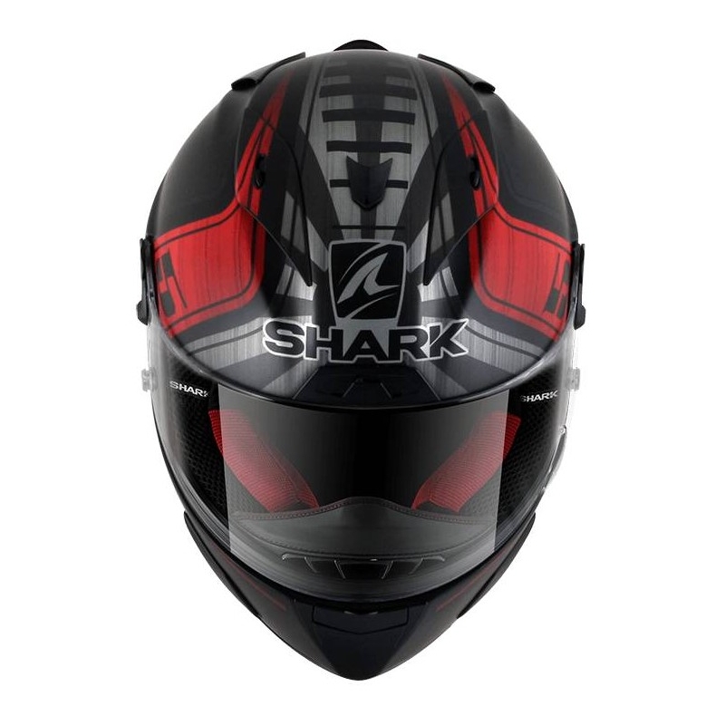 Integralhelm SHARK RACE-R PRO Zarco GP De France Replica Matte Schwarz-Grau-Rot