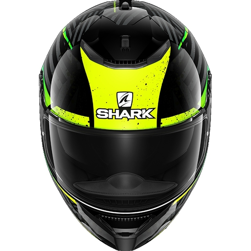Integralhelm SHARK SPARTAN 1.2 Kobrak schwarz-gelb-grün