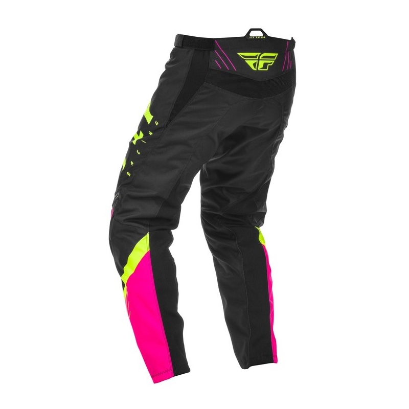Motocross Hose FLY Racing F-16 2020 rosa-schwarz-fluo gelb