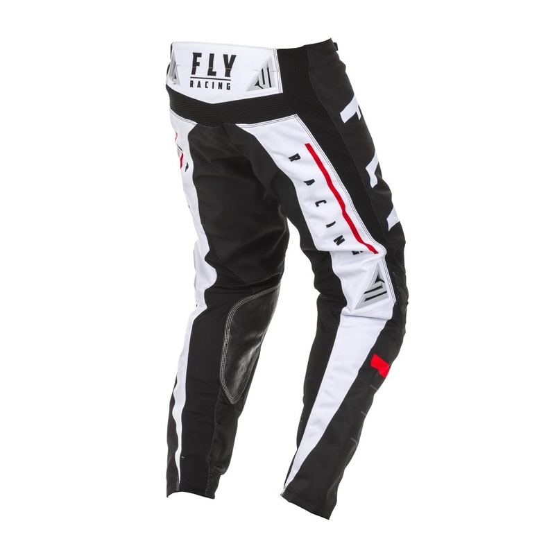 Motocross Hose FLY Racing Kinetic K120 schwarz-weiß-rot