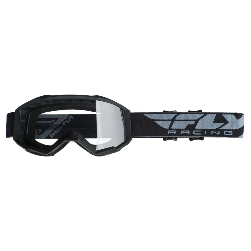 Kinder-Motocross-Brille FLY Racing Focus 2019 schwarz (Plexiglas) Ausverkauf