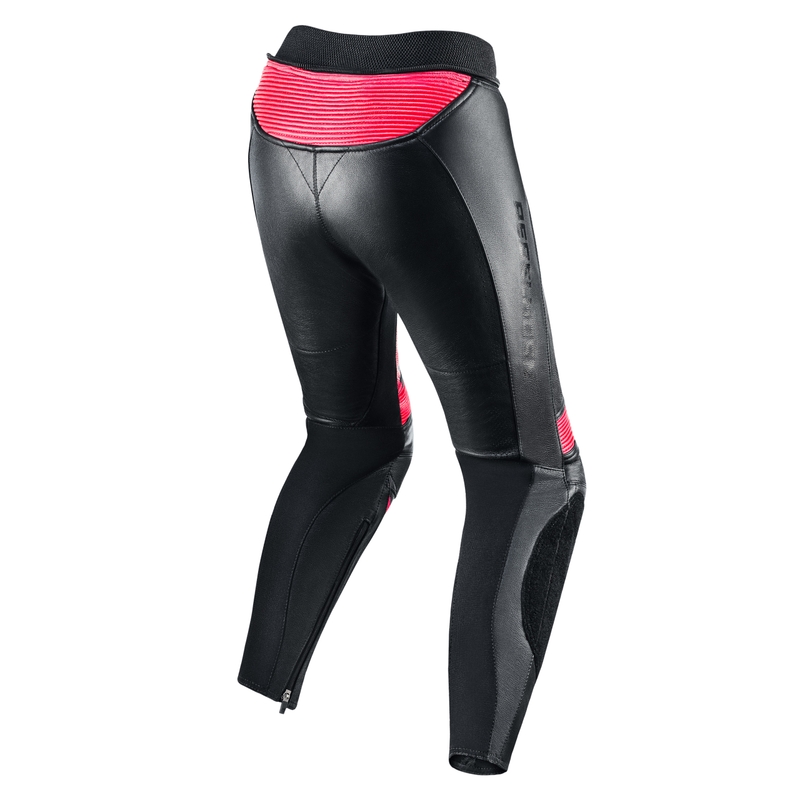 Women's Rebelhorn Rebel Schwarz und Rosa Motorradhose
