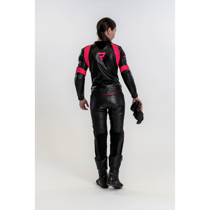 Women's Rebelhorn Rebel Schwarz und Rosa Motorradhose