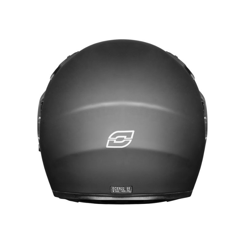 Ozone Wind Black Matte Flip-up Motorradhelm