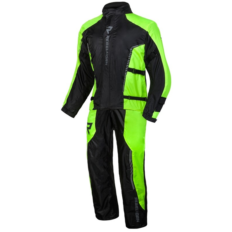 Rebelhorn Patrol fluo gelb-schwarzes Motorrad-Cape