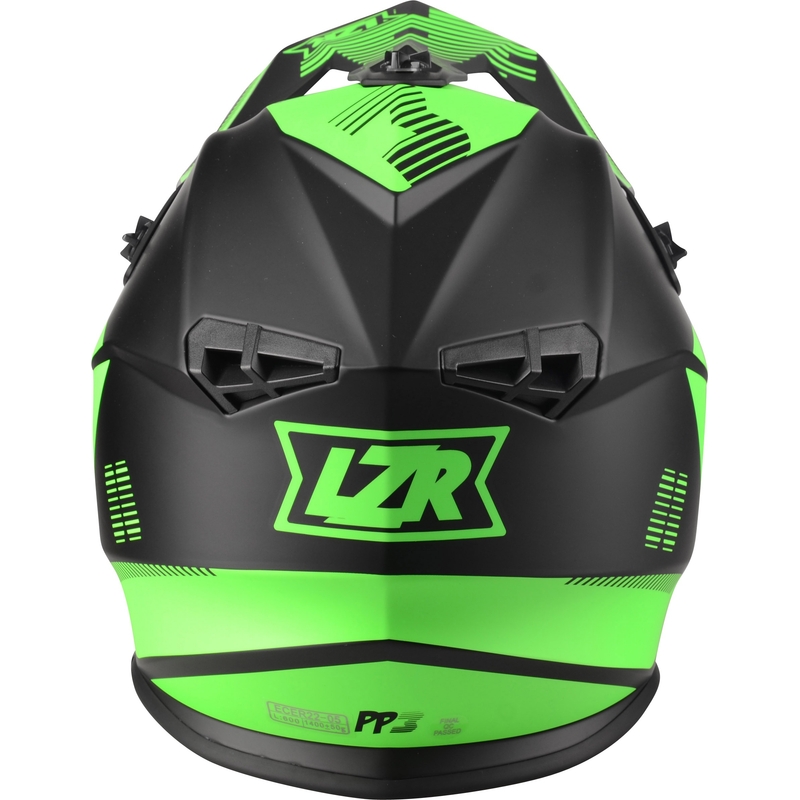 Motocross Helm Lazer OR-3 PP3 schwarz-fluo grün