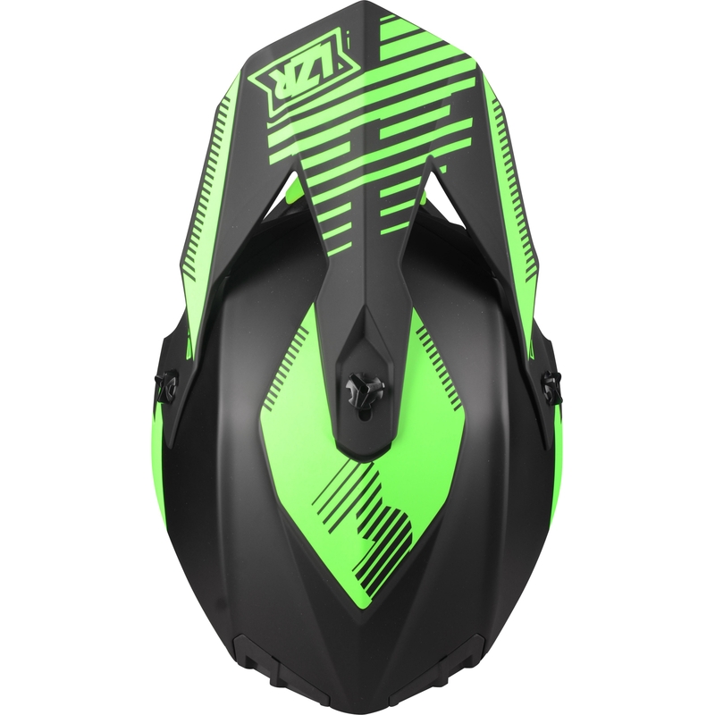 Motocross Helm Lazer OR-3 PP3 schwarz-fluo grün