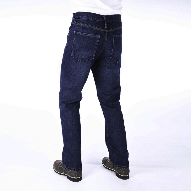 Gekürzte Motorradjeans Oxford Original Approved Jeans Washed Blue