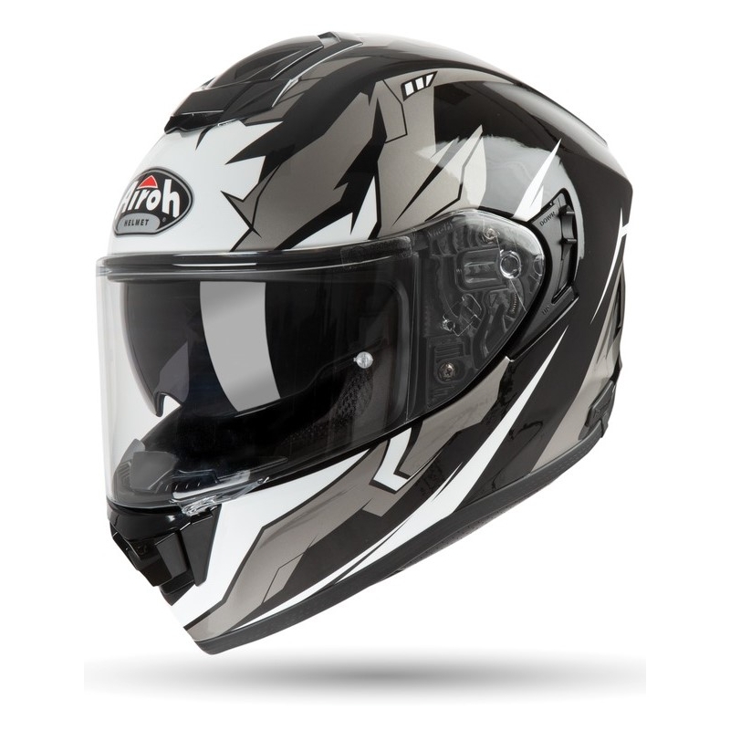 Integral Motorradhelm Airoh ST 501 Bionic weiß-schwarz
