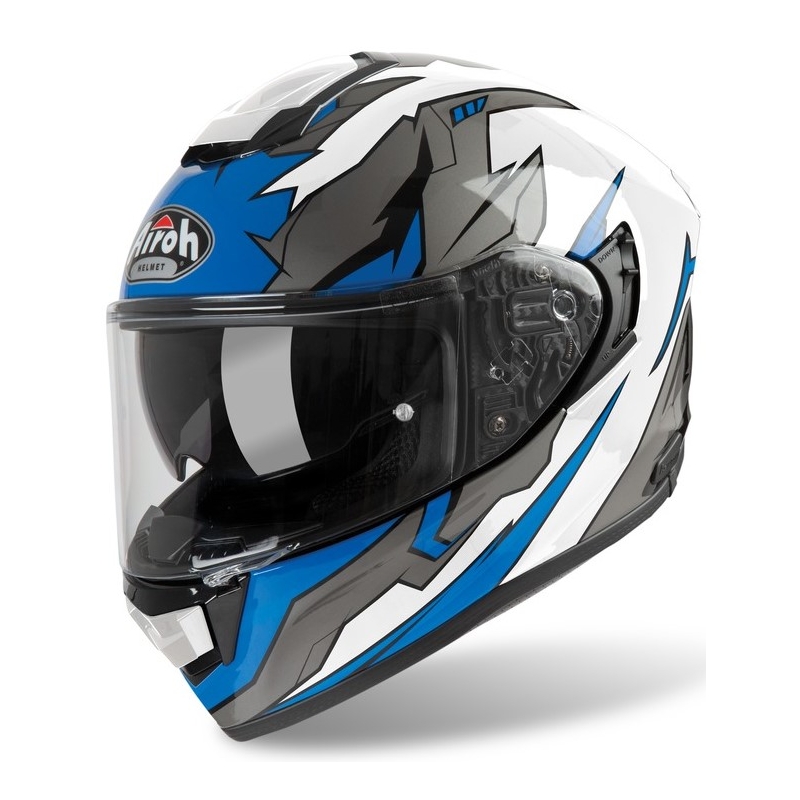 Integral Motorradhelm Airoh ST 501 Bionic weiß-blau