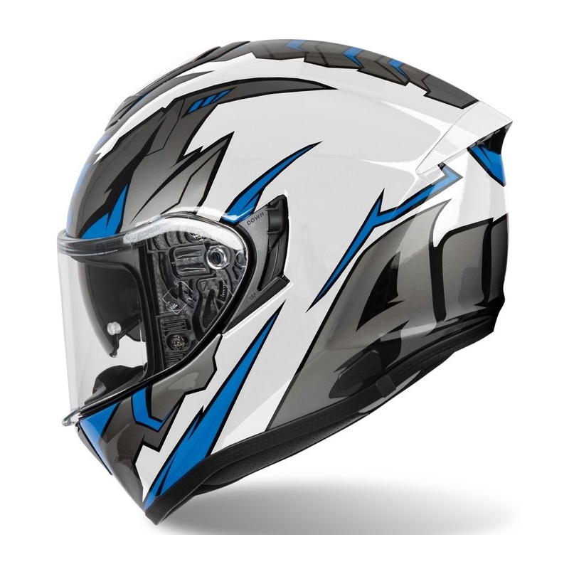 Integral Motorradhelm Airoh ST 501 Bionic weiß-blau