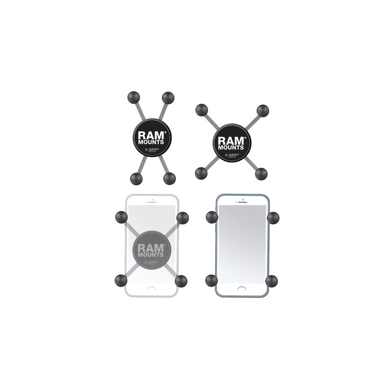 Universal-Handyhalterung RAM Mounts X-Grip mit 1"-Kugelbolzen