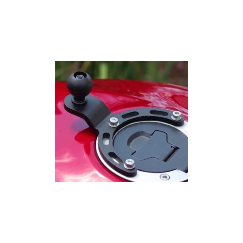 Halterung für RAM Mounts an BMW und Kawasaki Motorradtankdeckel