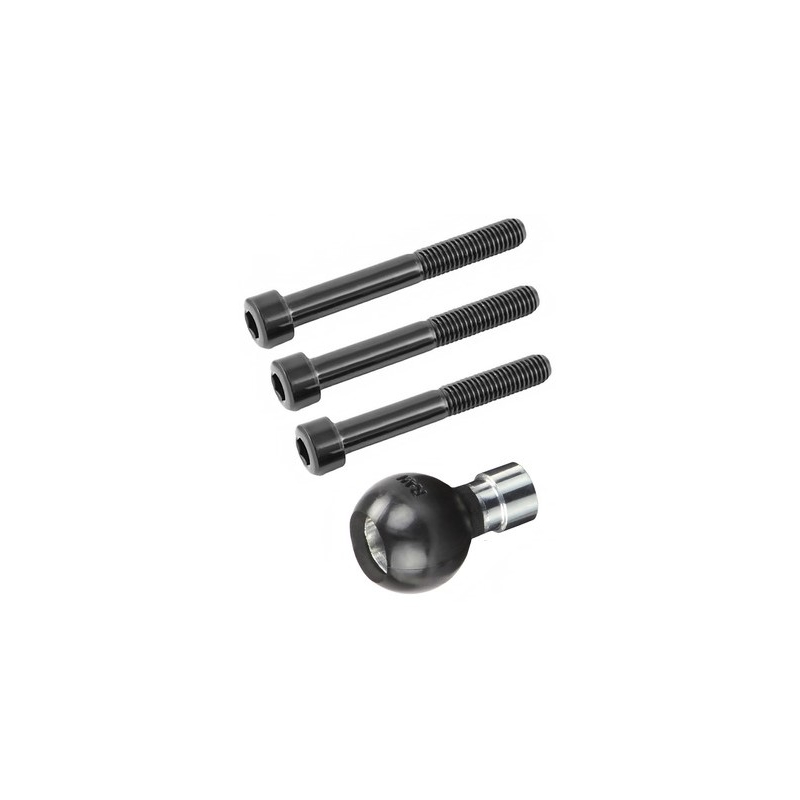 RAM Befestigung an der Lenkerklemme mit 1" Stift und M8 Schrauben