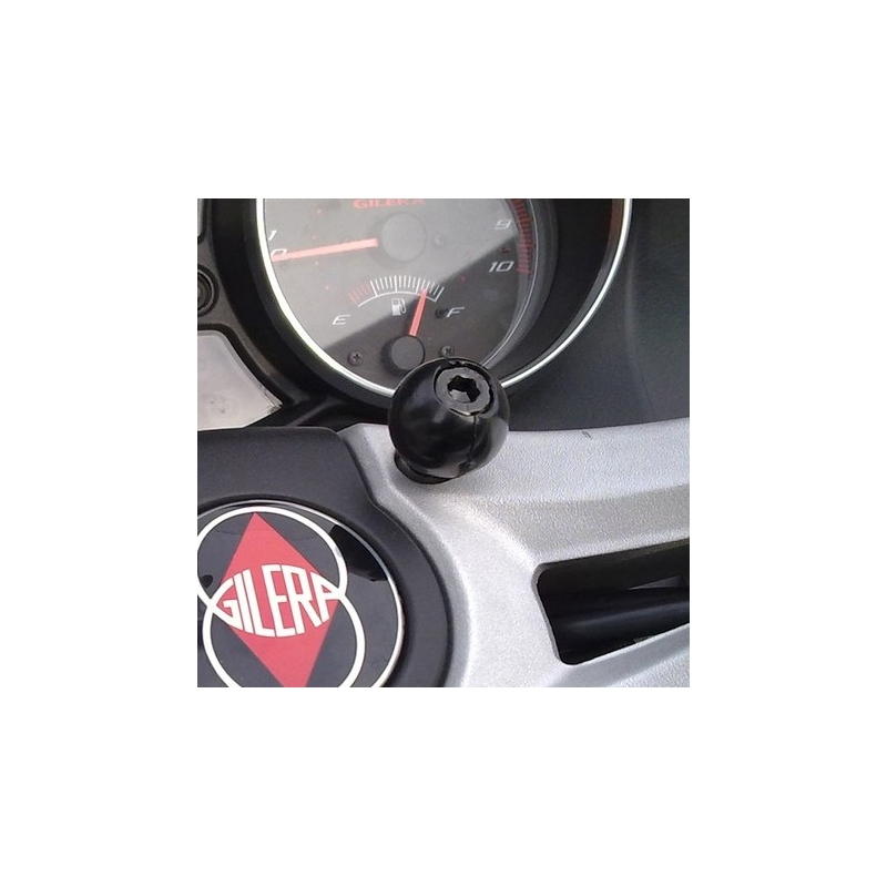 RAM Befestigung an der Lenkerklemme mit 1" Stift und M8 Schrauben