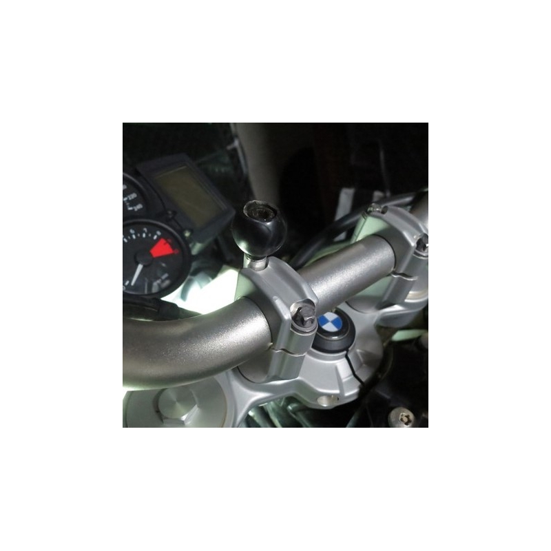 RAM Befestigung an der Lenkerklemme mit 1" Stift und M8 Schrauben