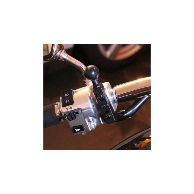 RAM-Halterungen mit 1" Stift für Motorrad-Brems-/Kupplungshebelhülse
