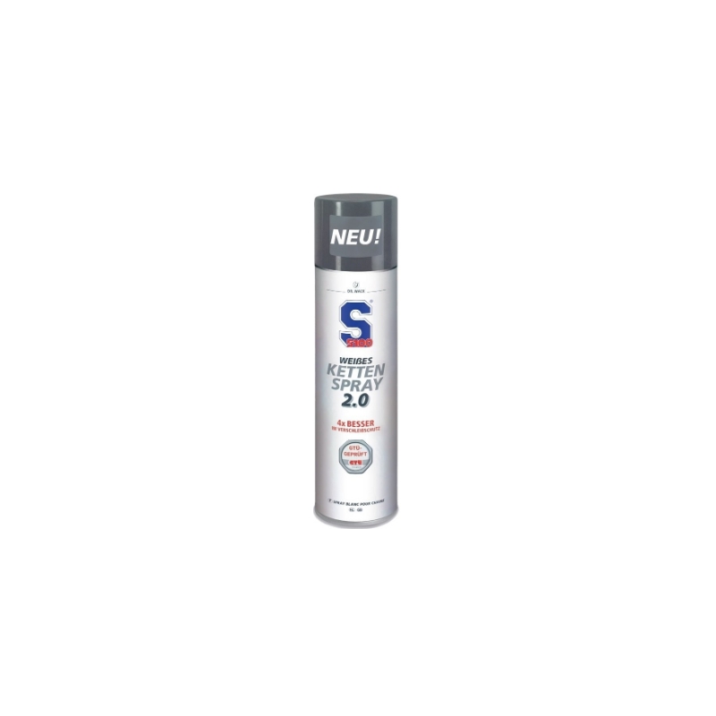 Kettenschmiermittel S100 - Weißes Kettenspray 2.0 400 ml