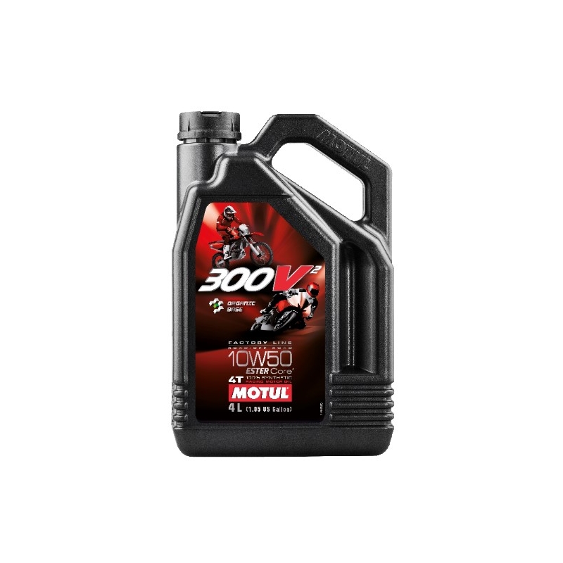 Öl Motul 300V² 4T FL Road/Off Road 10W50 4 l