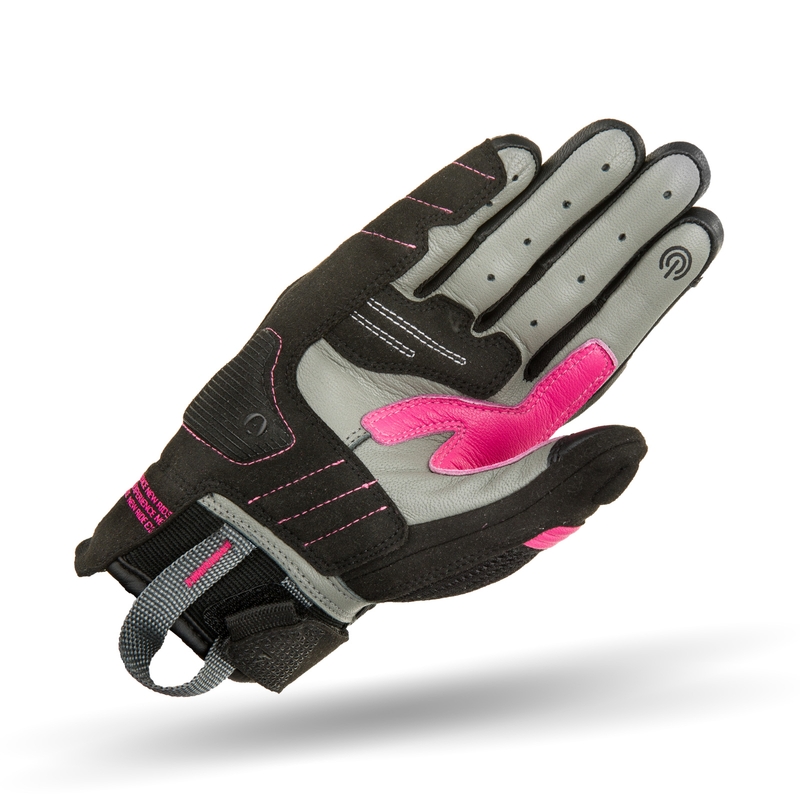 Frauen Shima X-Breeze 2 Schwarz und Rosa Motorradhandschuhe