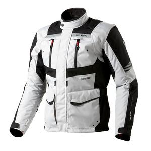 Revit Neptune GTX Motorradjacke silber-schwarz Ausverkauf