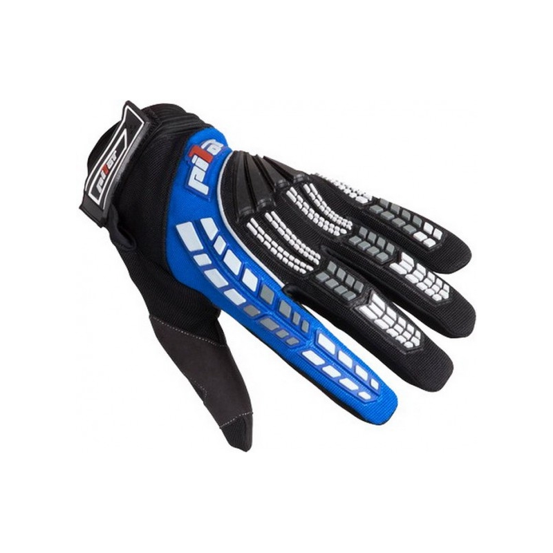 Kinder mx Motorradhandschuhe Pilot schwarz/blau