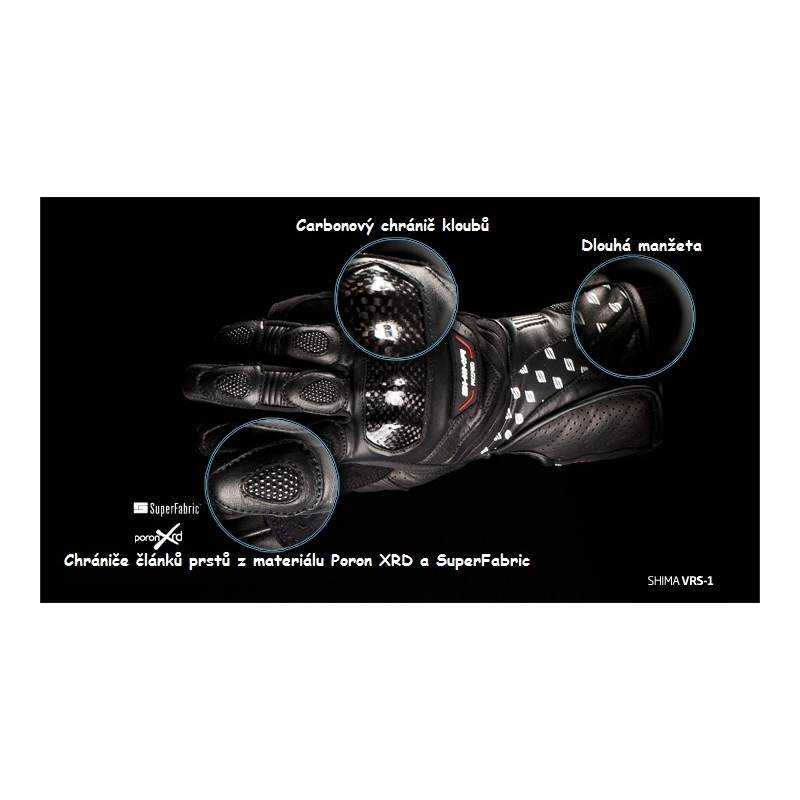 Herren Shima Prospeed Handschuhe schwarz Ausverkauf