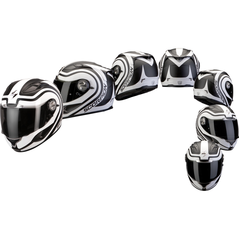 Integral Motorradhelm Scorpion EXO-1000 Luft Runde UP Ausverkauf