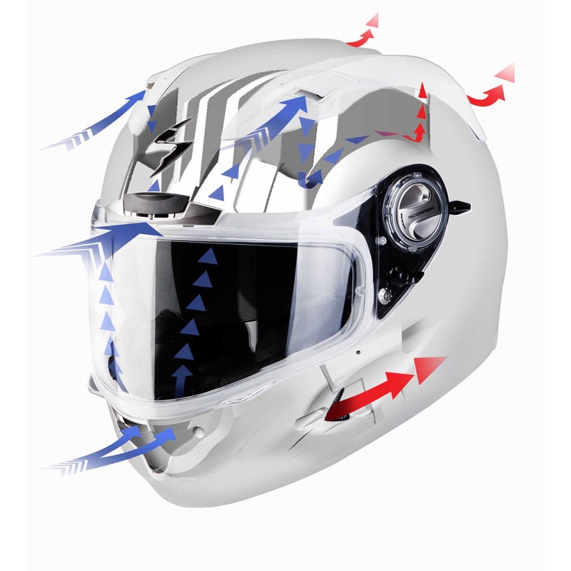 Integral Motorradhelm Scorpion EXO-1000 Luft Runde UP Ausverkauf