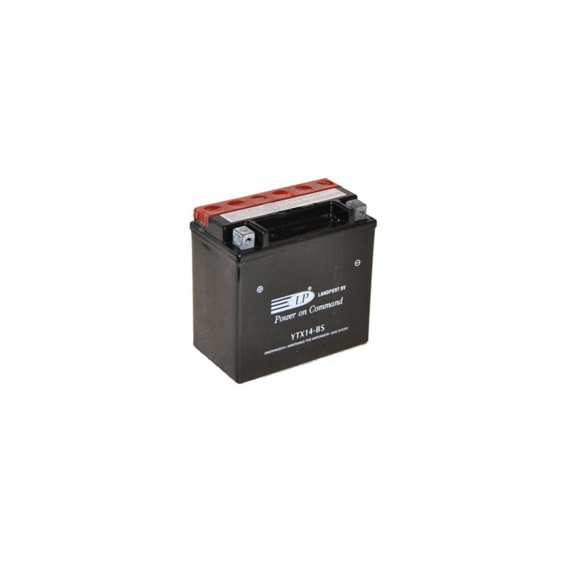 Landport YTX14-BS wartungsfreie Batterie, 12V 12Ah