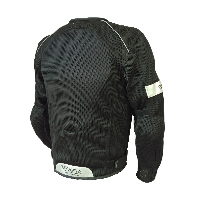 Motorradjacke RSA-Airvent 2 schwarz/silber Ausverkauf