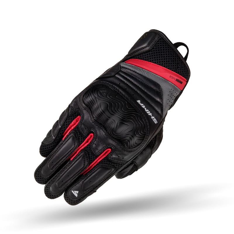 Motorradhandschuhe Shima Rush schwarz-rot