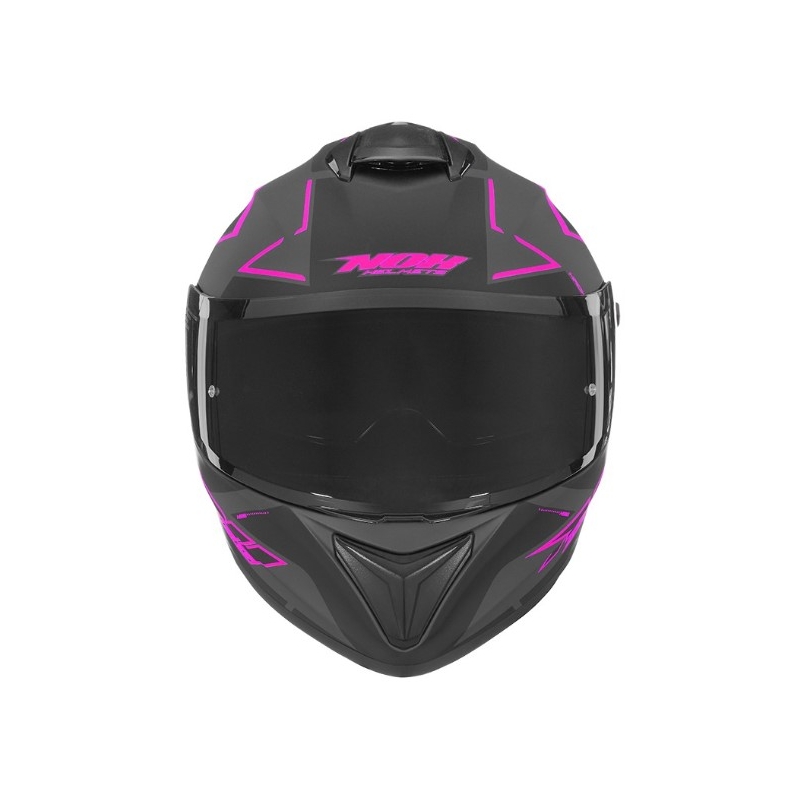 Integral Motorradhelm NOX N918 Hack schwarz-rosa Ausverkauf