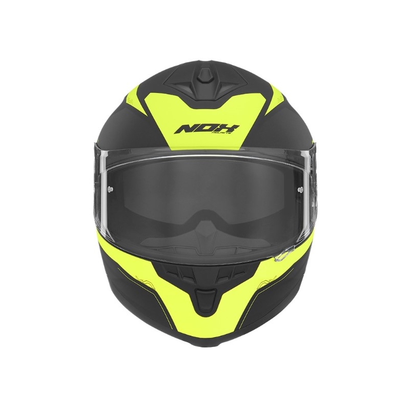 NOX N302 Shape schwarz und gelb Integral Motorradhelm Ausverkauf
