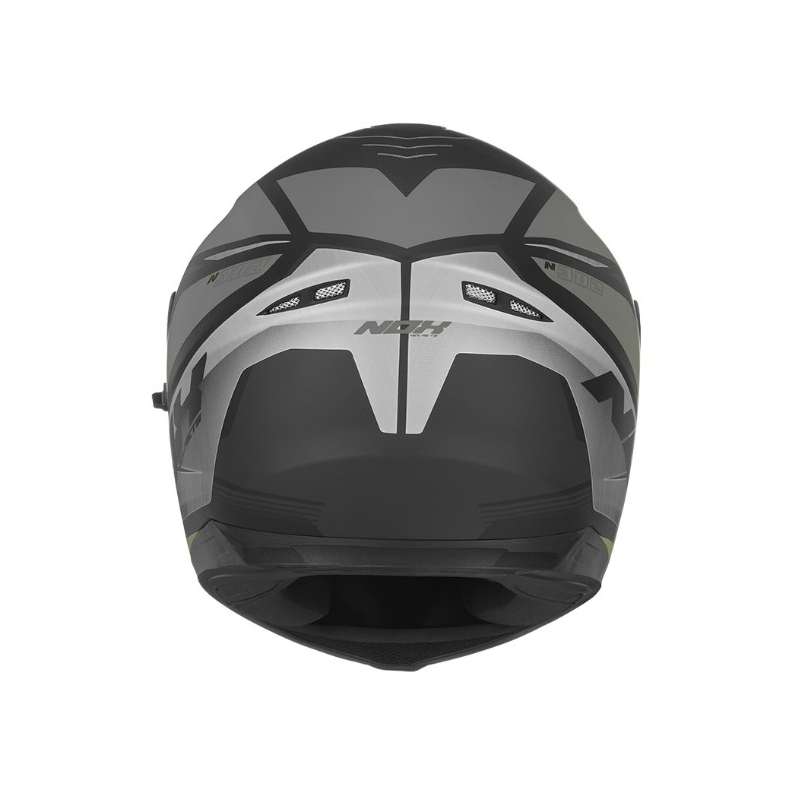 Integral Motorradhelm NOX N302 Strabus schwarz-silber