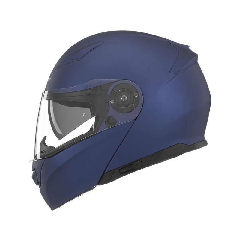 NOX N965 blau matt klappbarer Motorradhelm