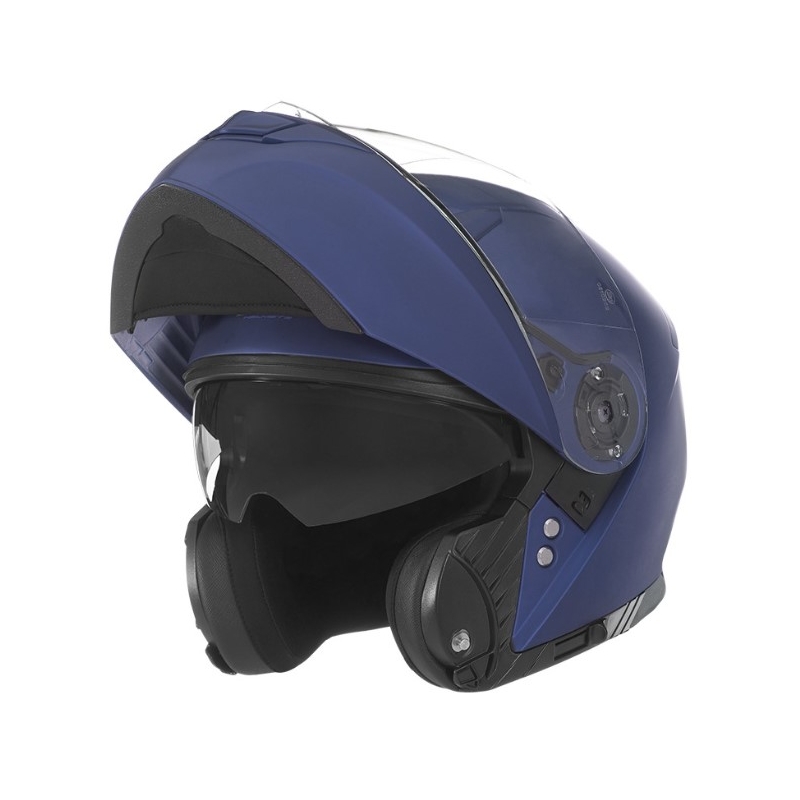 NOX N965 blau matt klappbarer Motorradhelm
