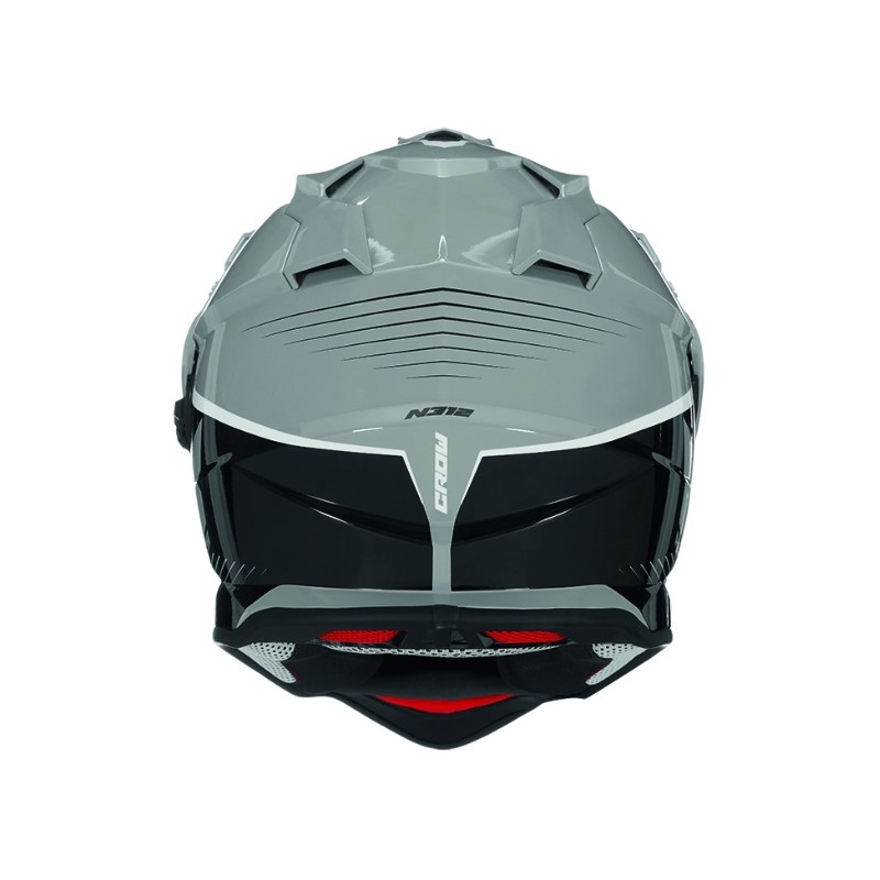 Endurohelm NOX N312 Crow schwarz-grau Ausverkauf