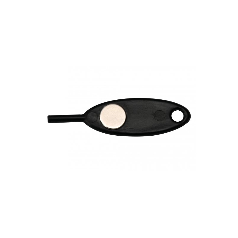 Magnet für SDU-Sensor HELITE an der Vorderradgabel des Motorrads