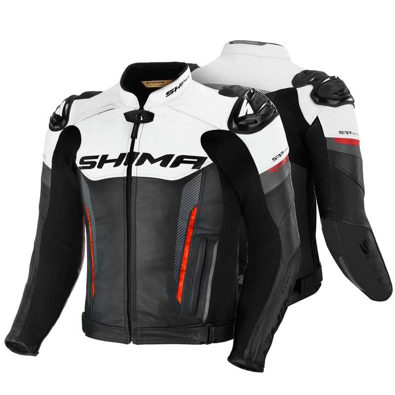Motorradjacke Shima Bandit schwarz-weiß-rot Ausverkauf