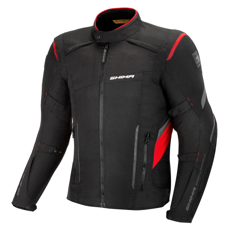 Motorradjacke Shima Rush schwarz-rot Ausverkauf