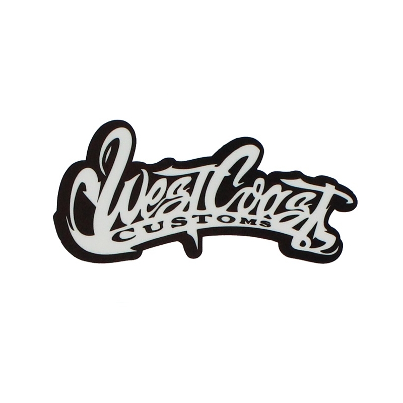 West Coast Customs-Aufkleber