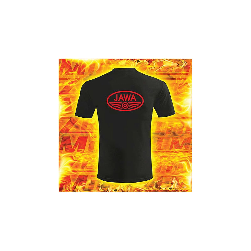 T-shirt s motivem Jawa schwarz