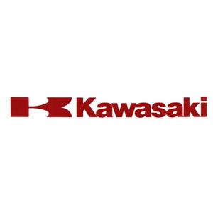 Kawasaki Aufkleber rot