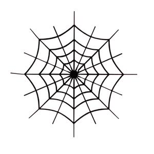 Spinnennetz-Aufkleber
