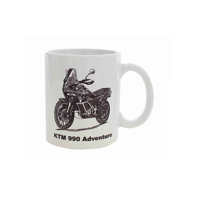 Tasse bedruckt mit KTM 990 Adventure