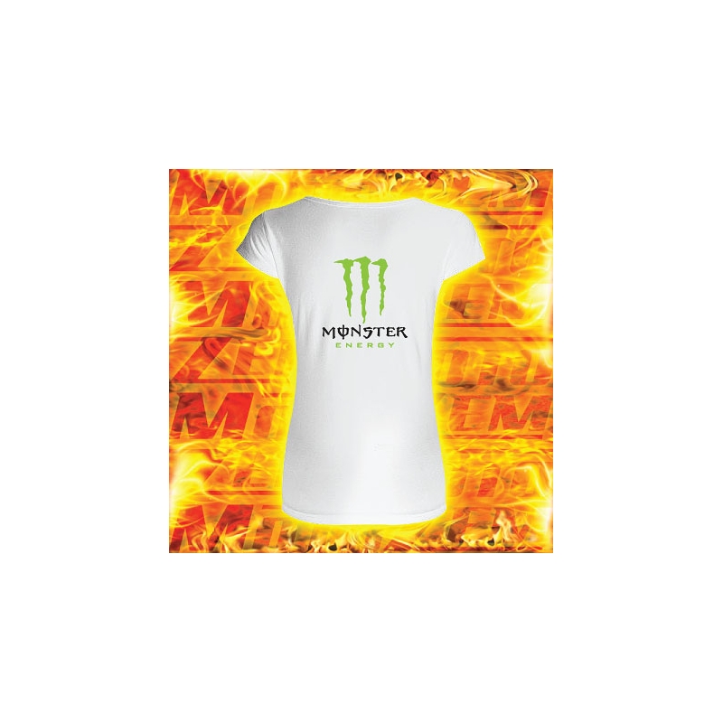 Frauen-T-Shirt mit Monster-Motiv weiß Ausverkauf