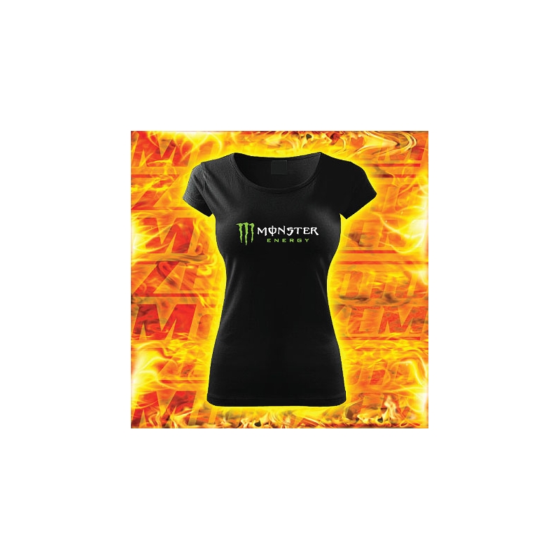 Frauen-T-Shirt mit Monster-Motiv schwarz Ausverkauf