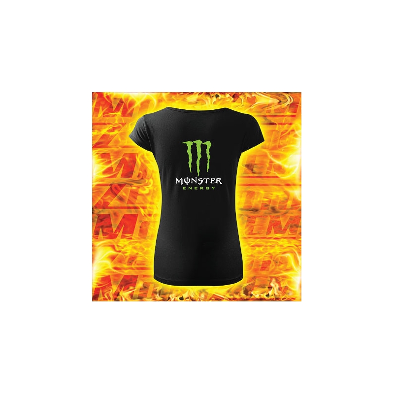 Frauen-T-Shirt mit Monster-Motiv schwarz Ausverkauf